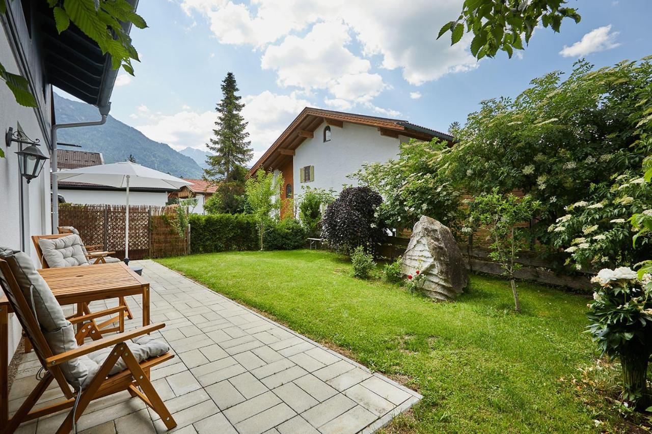 Ferienwohnung Zum Steingarten Krün Esterno foto