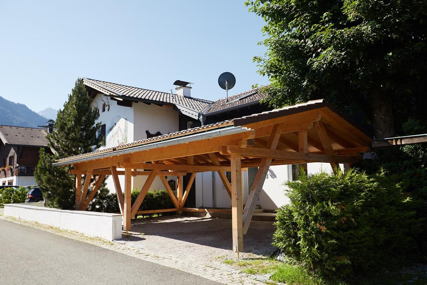 Ferienwohnung Zum Steingarten Krün Esterno foto