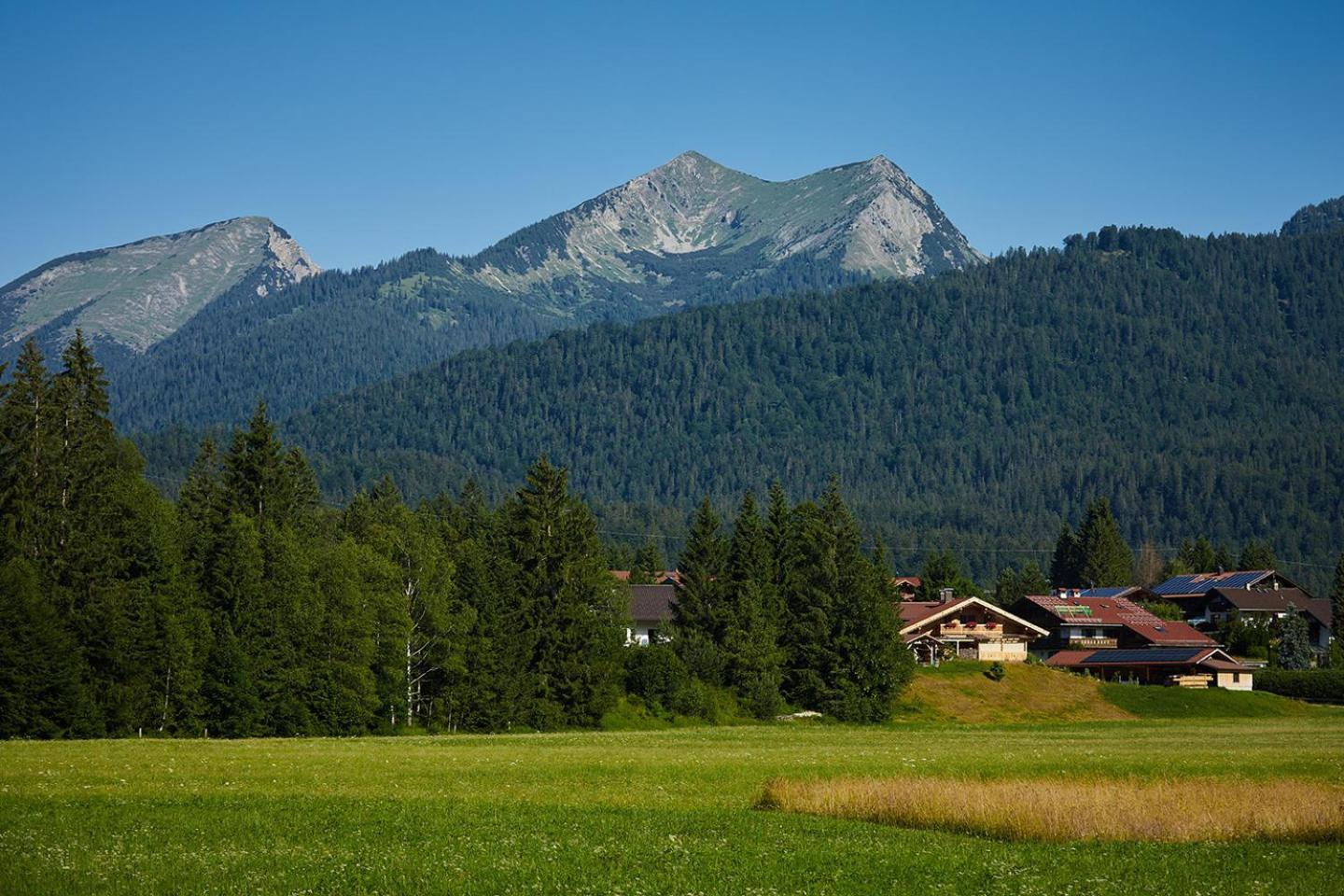 Ferienwohnung Zum Steingarten Krün Esterno foto