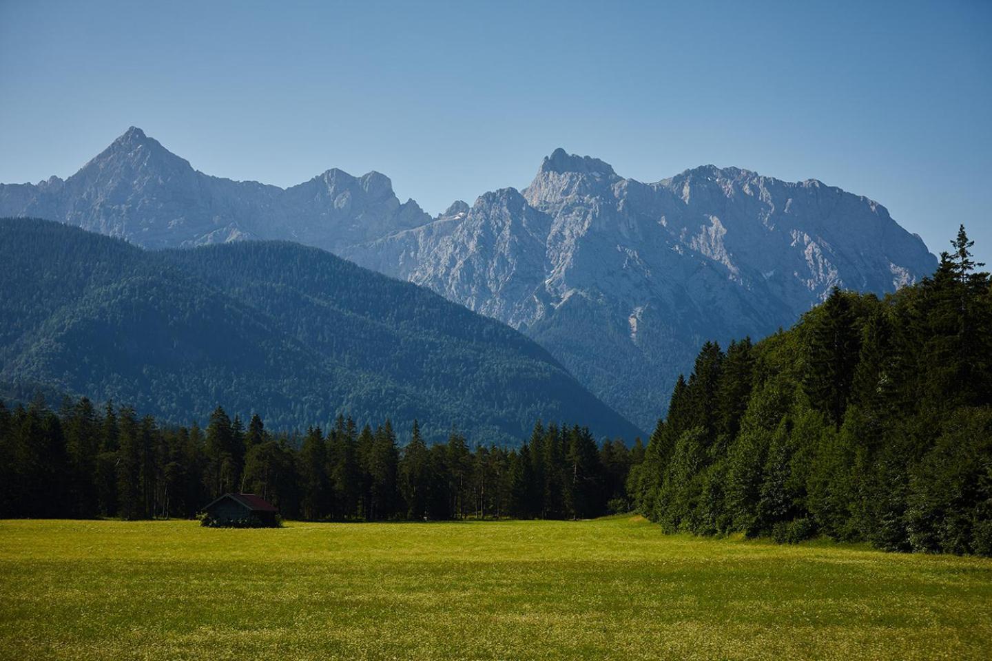 Ferienwohnung Zum Steingarten Krün Esterno foto